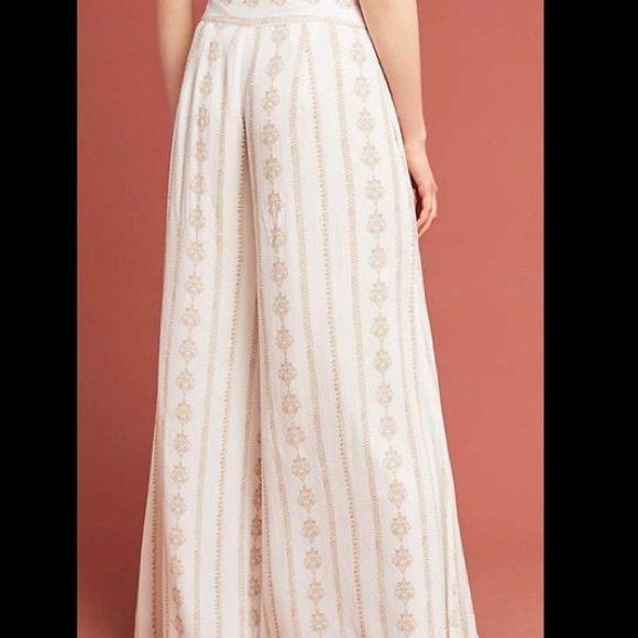 Anthropologie Farm Rio Everly Tie Front Pants - Picture 2 of 5